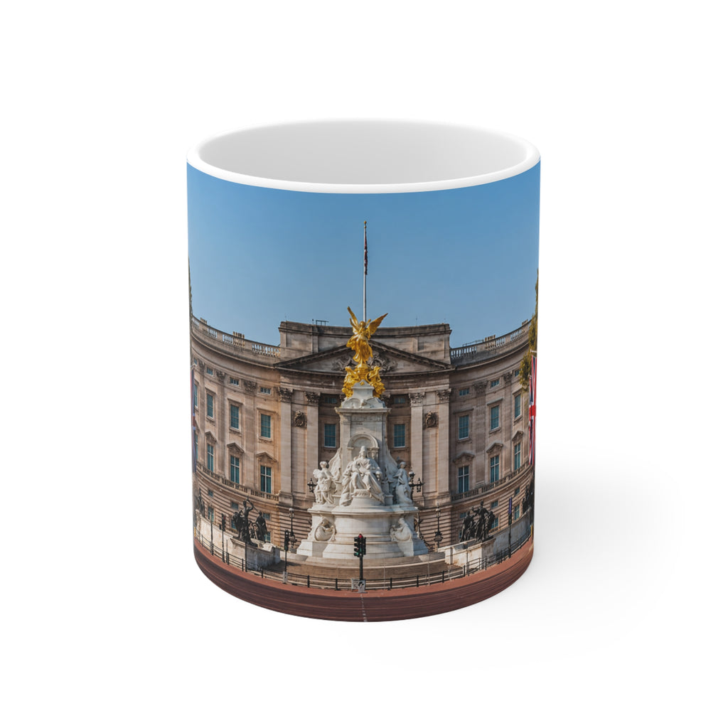 Buckingham Palace Photo Mug – Union Jack London Souvenir Coffee Cup (11oz, 15oz)