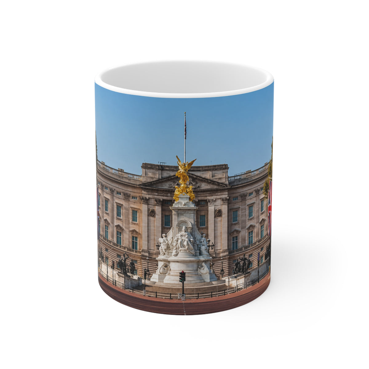 Buckingham Palace Photo Mug – Union Jack London Souvenir Coffee Cup (11oz, 15oz)