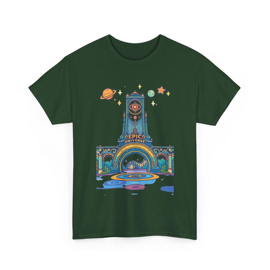 Universal Studios Family Vacation T-Shirt — Retro Space Theater Graphic Tee