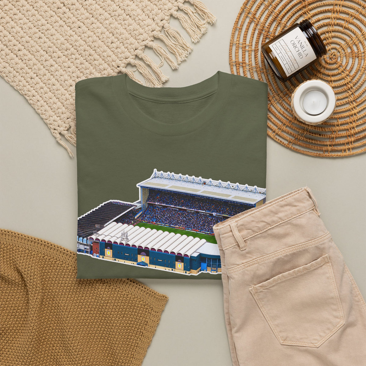 Manchester City Maine Road Stadium Illustration T‑Shirt — Vintage Football Arena Graphic Tee
