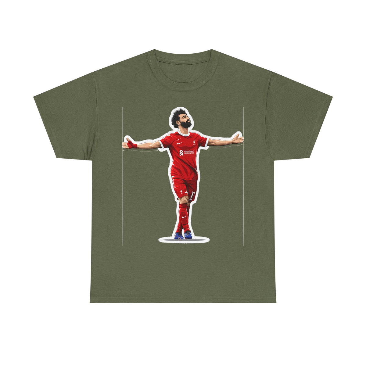 Mo Salah Celebration Tee — Liverpool Graphic T-Shirt