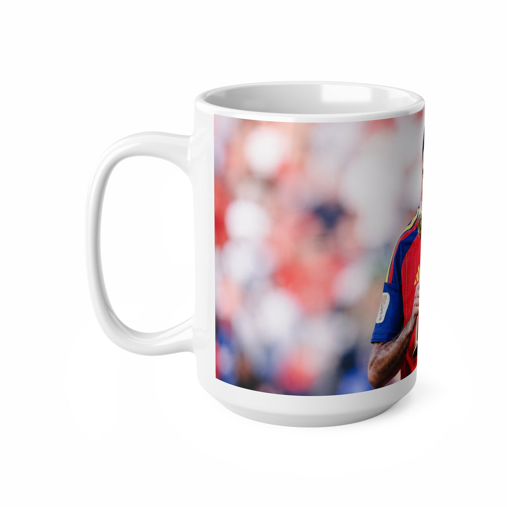 Rodri Manchester City and Spain World Cup Trophy Mug - Ceramic Coffee Cup (11oz & 15oz)