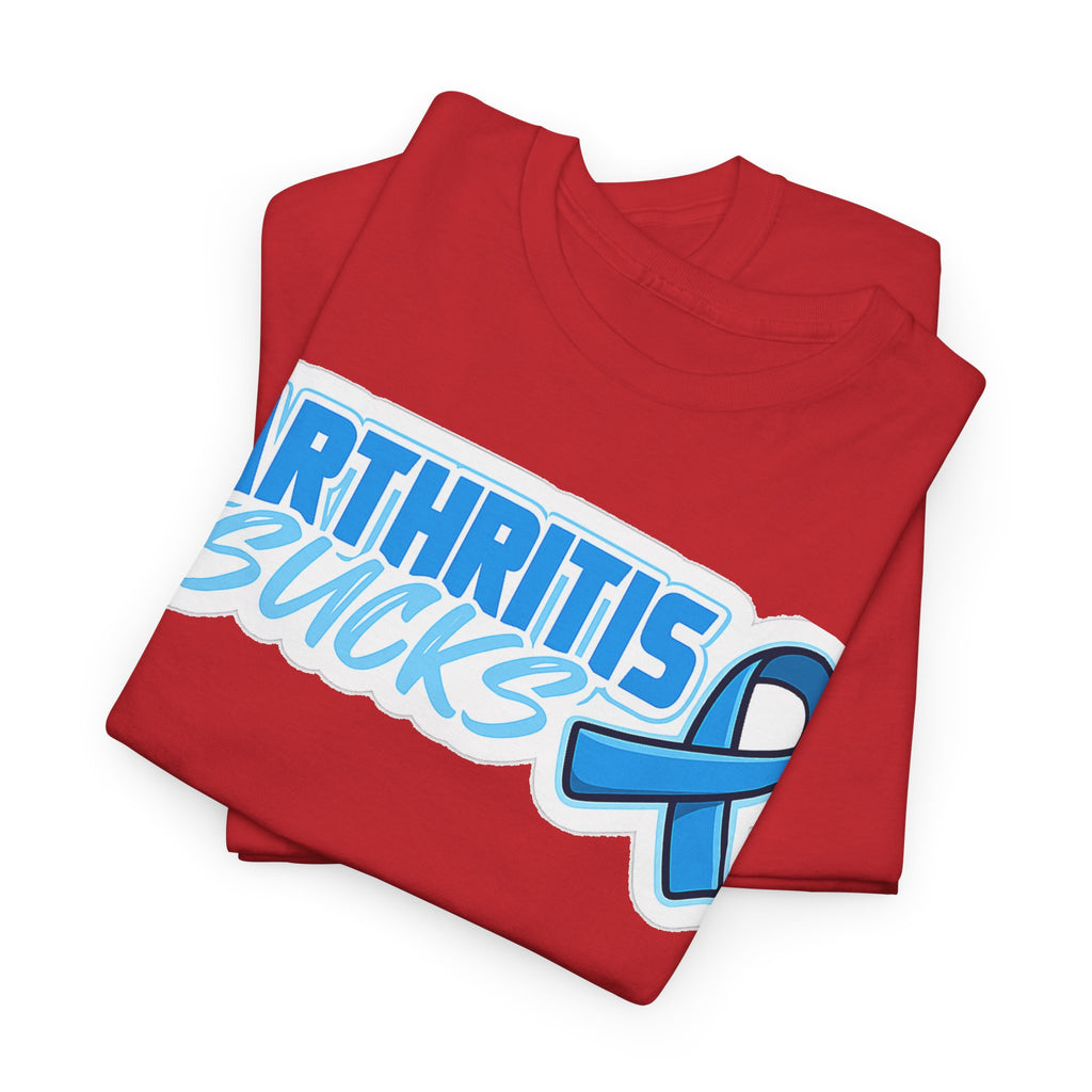 Arthritis Sucks T-Shirt with Awareness Ribbon — Arthritis Support Tee