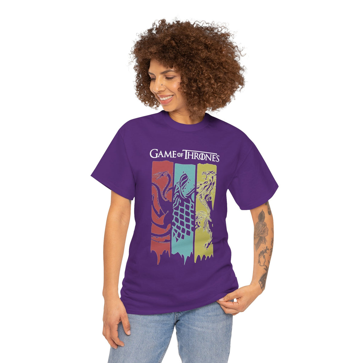 Game of Thrones House Sigils T-Shirt — Stark Lannister Tully Banner Tee