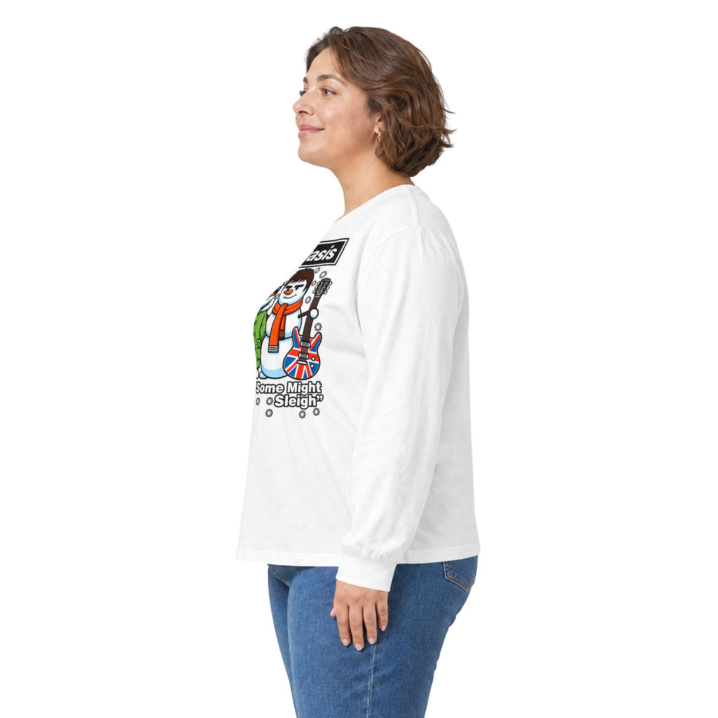 Snowasis Snowman Long Sleeve Tee — 'Some Nights, Some Slights' Holiday Shirt #Oasis Inspired