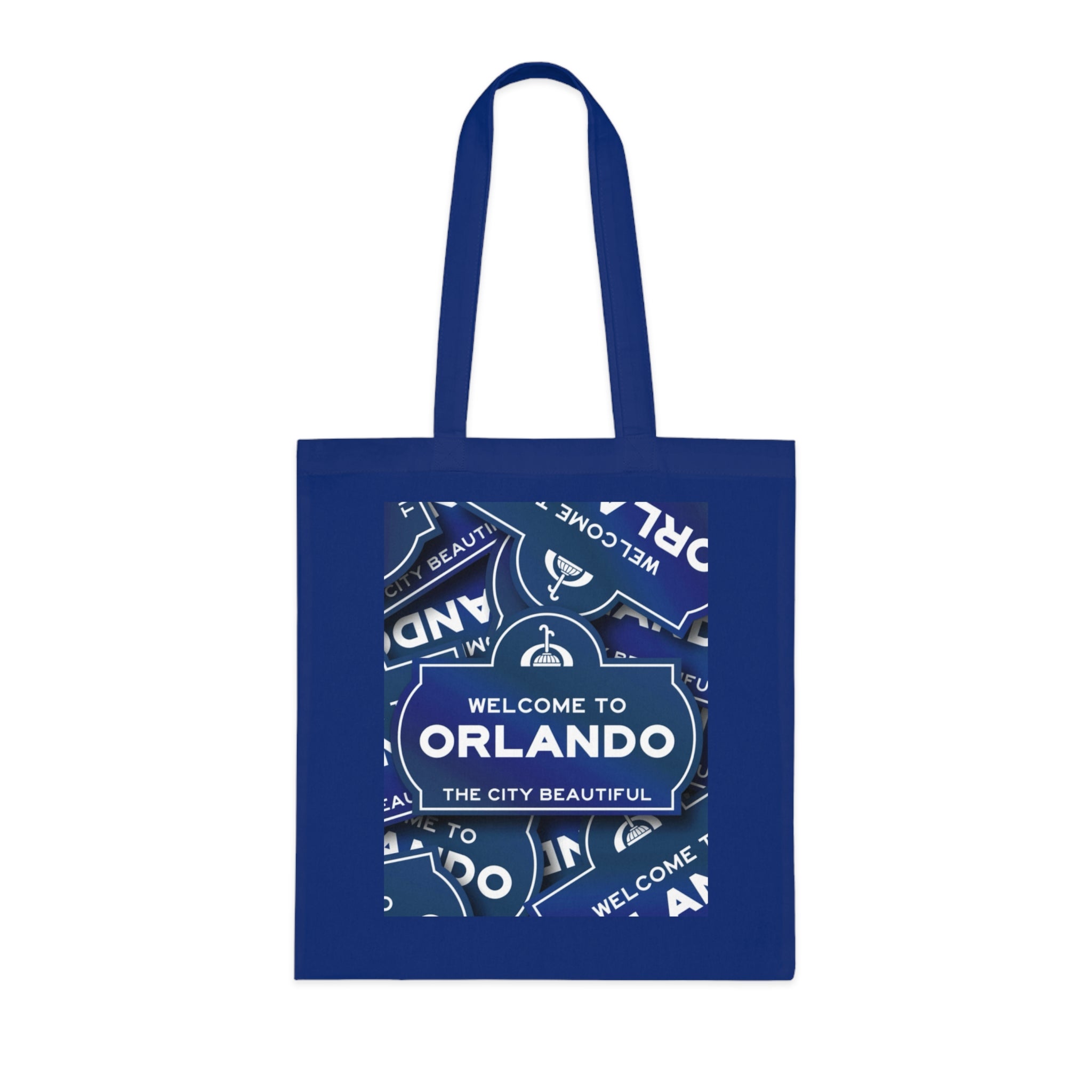 Orlando Souvenir Tote Bag – "Welcome to Orlando" City Beautiful Cotton Shopper