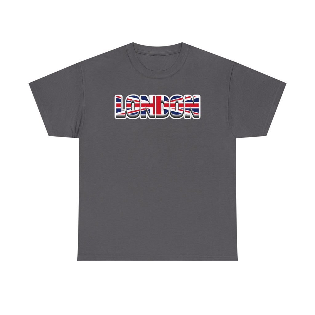 London Union Jack Graphic Tee — Bold UK Travel T-Shirt