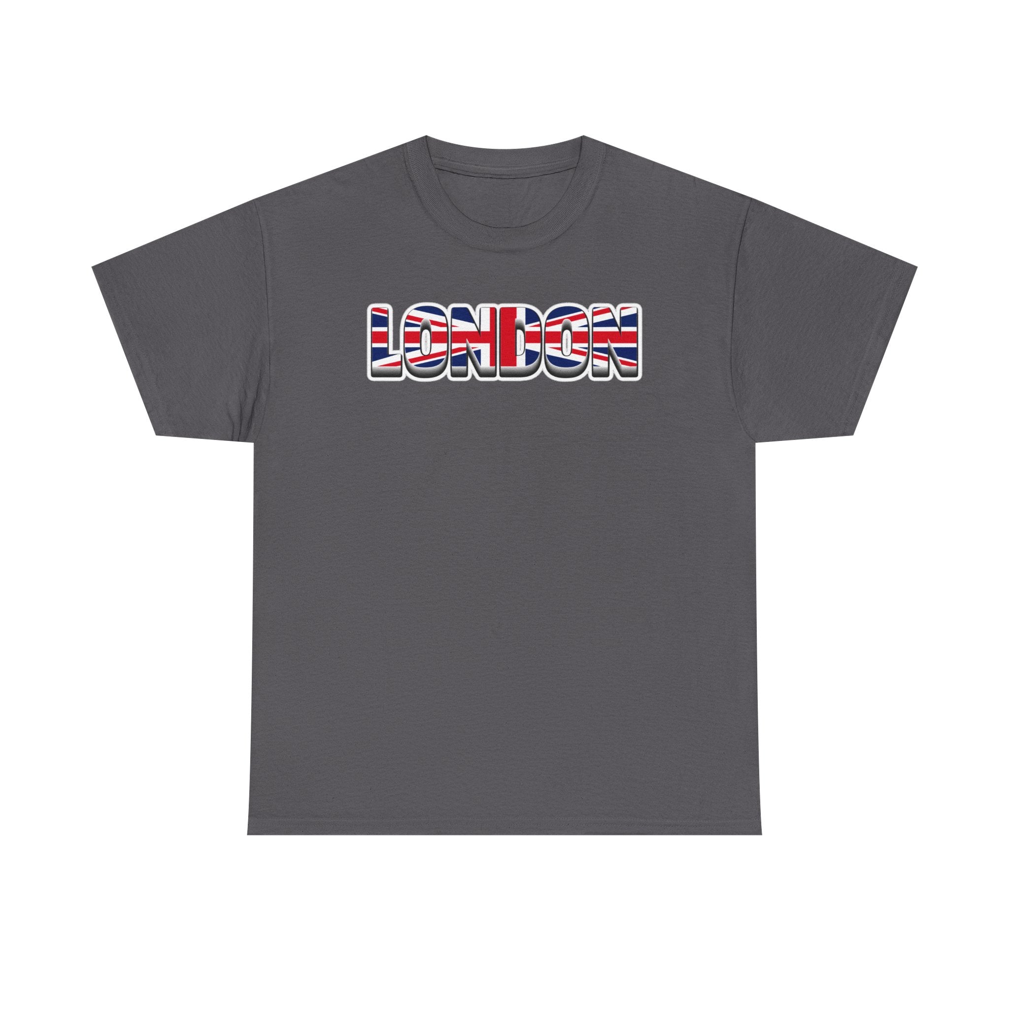 London Union Jack Graphic Tee — Bold UK Travel T-Shirt