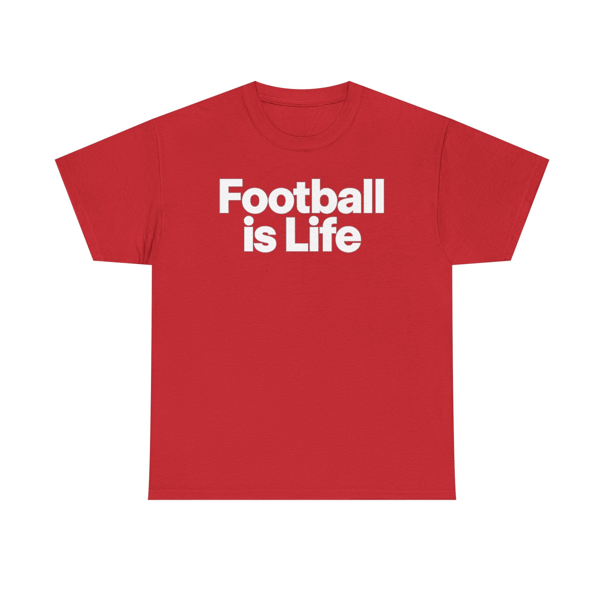 Football Is Life T-Shirt — Bold Graphic Tee for Fans & Players