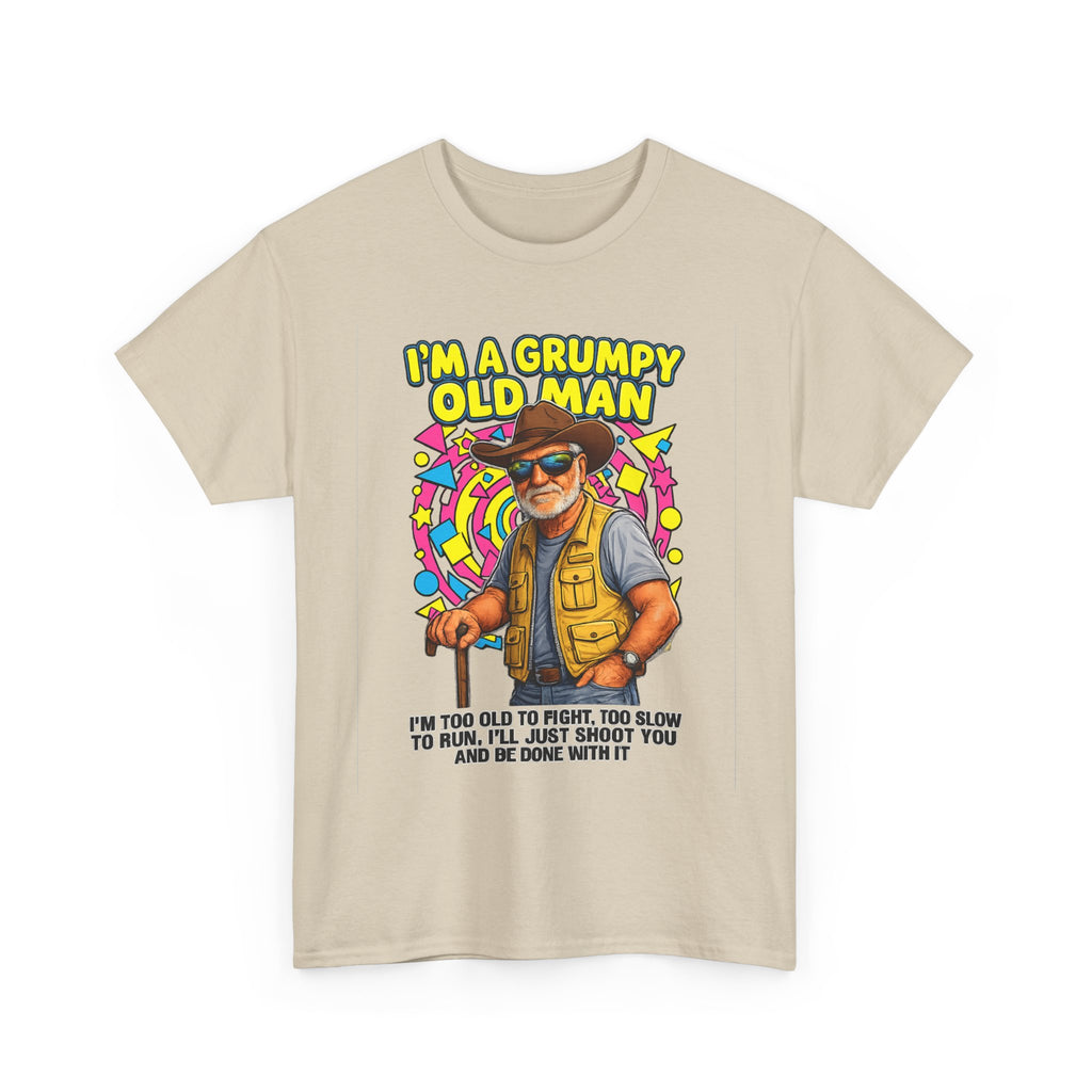 I'm A Grumpy Old Man T-Shirt – Funny Senior Fishing Graphic Tee