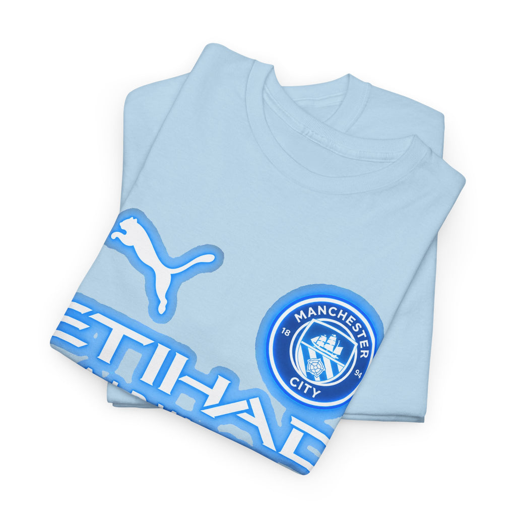 Manchester City Inspired Etihad Airways Logo Tee