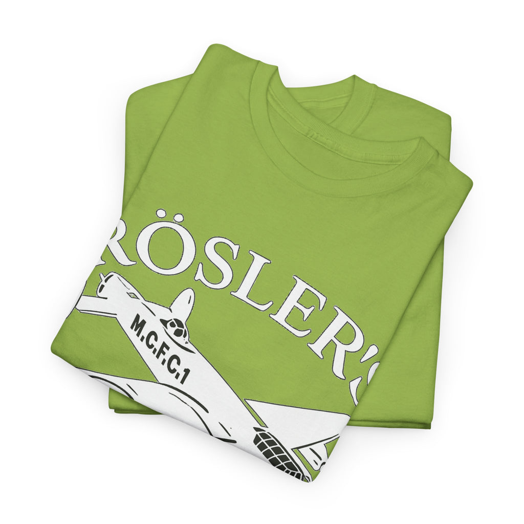 Rösler's Grandad Bombed Old Trafford Tee — WWII Tribute Military Plane Shirt (Feb 21, 1941)