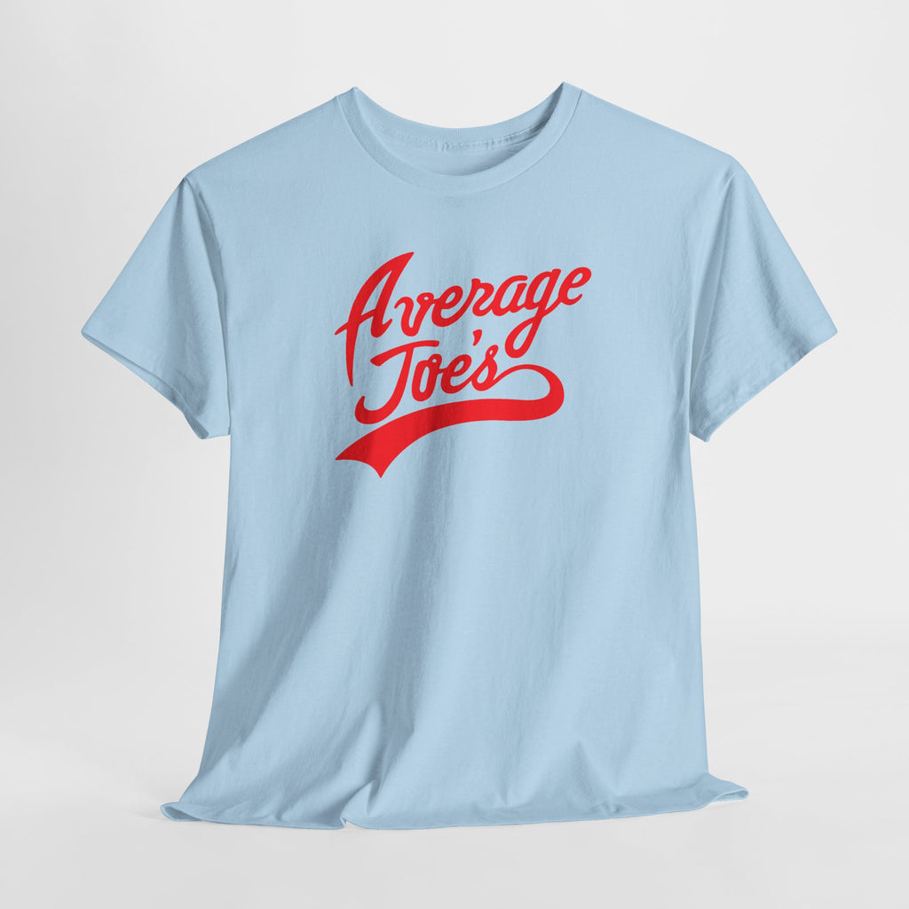Average Joe's Graphic Tee — Retro Script White T-Shirt