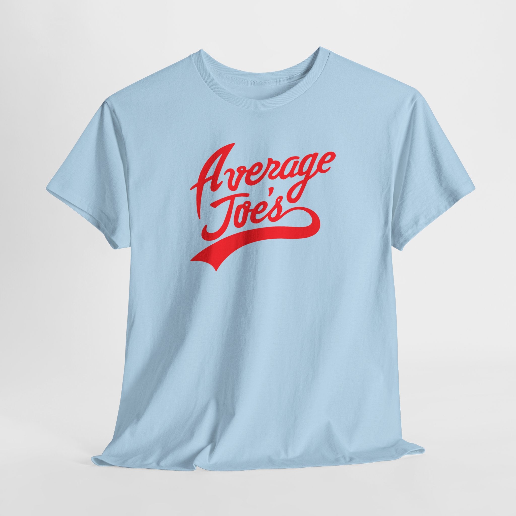 Average Joe's Graphic Tee — Retro Script White T-Shirt