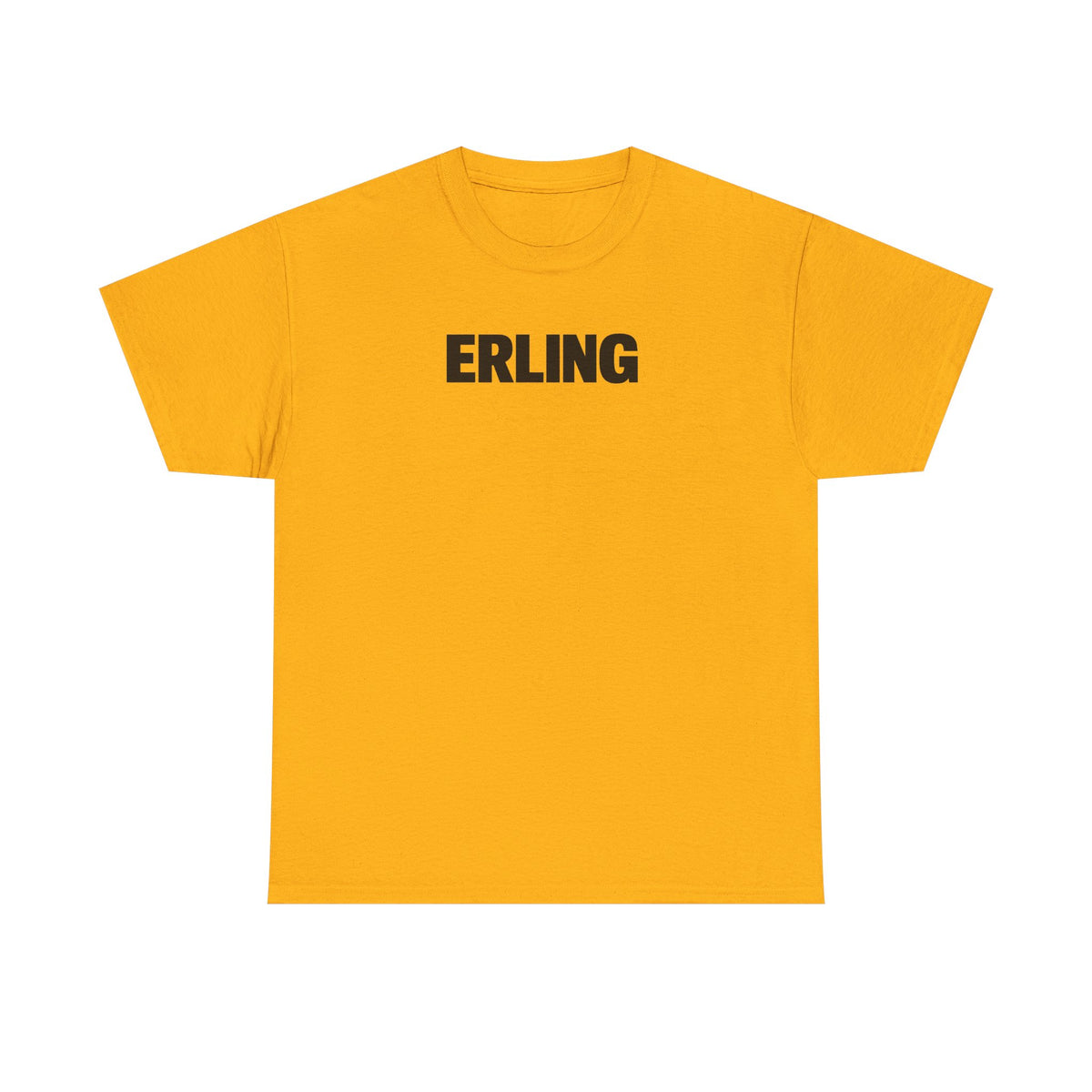 Erling Haaland Name Tee — Minimalist White Graphic T-Shirt