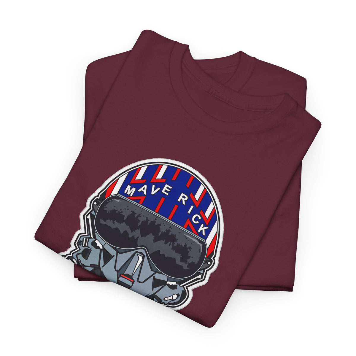 Skull Pilgrim Tee — Retro Striped 'Maverick' Helmet Graphic Shirt
