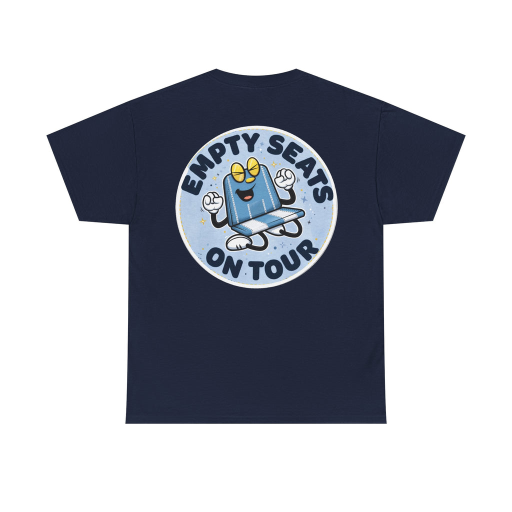 Manchester City T-Shirt — 'Empty Blue Seats On Tour' Retro Skate Graphic Tee