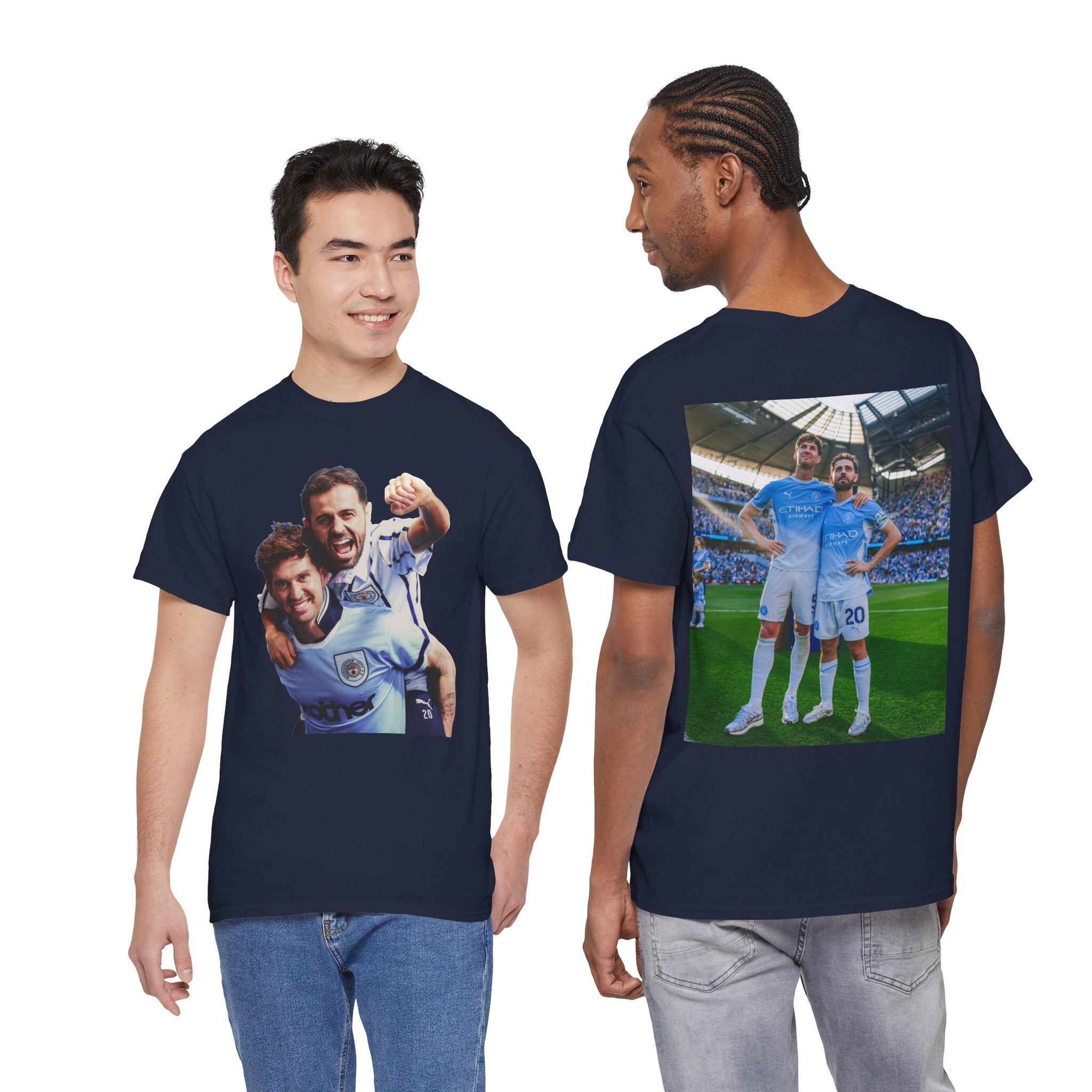 Bernardo Silva & John Stones Manchester City Legends T-Shirt