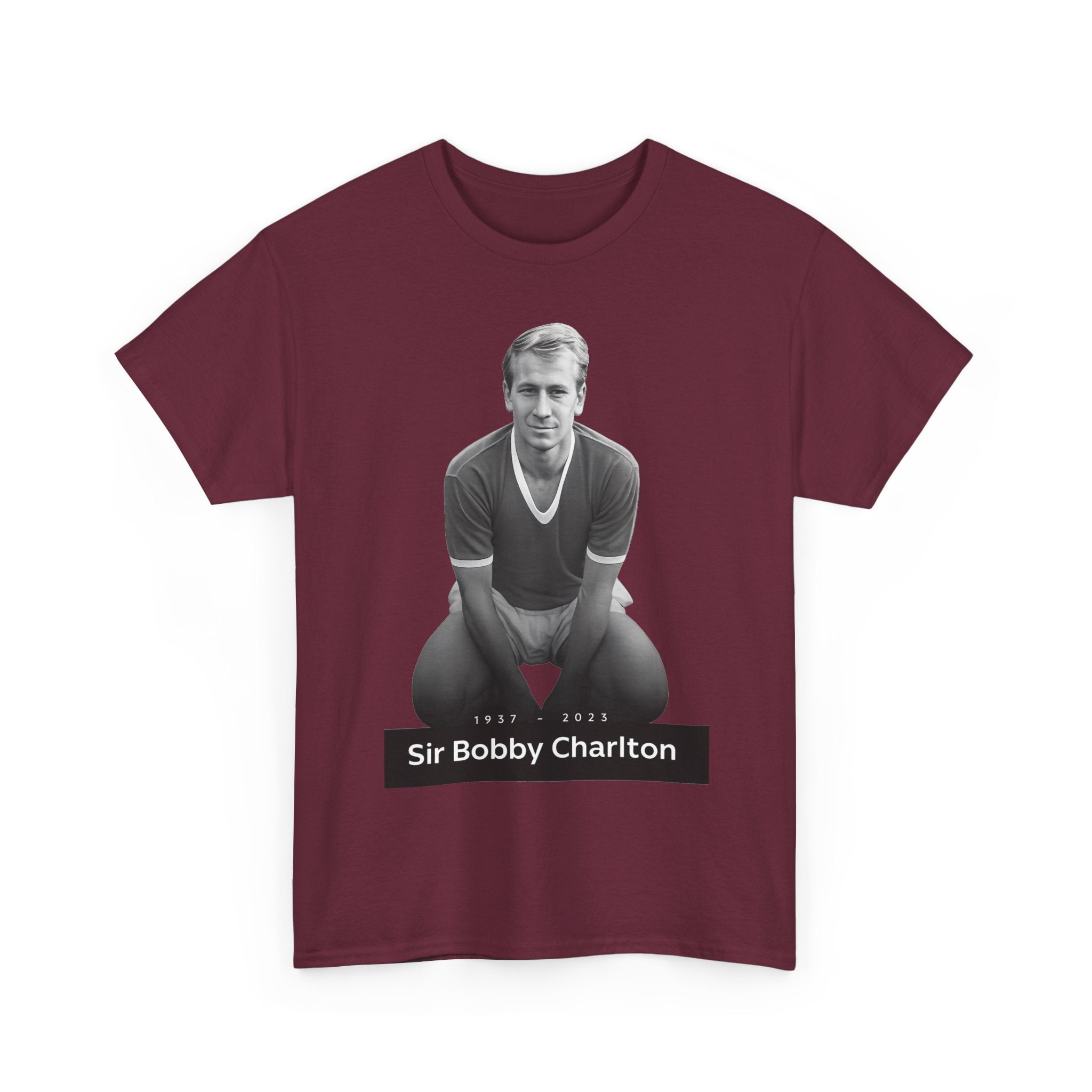 Sir Bobby Charlton Football Legend Cotton T‑Shirt