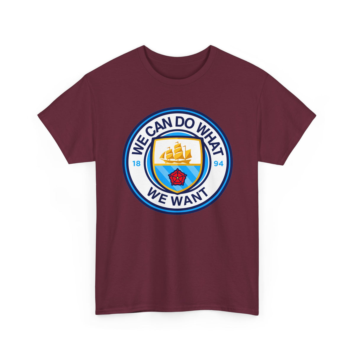 We Can Do What We Want Manchester  City Graphic Cotton T-Shirt