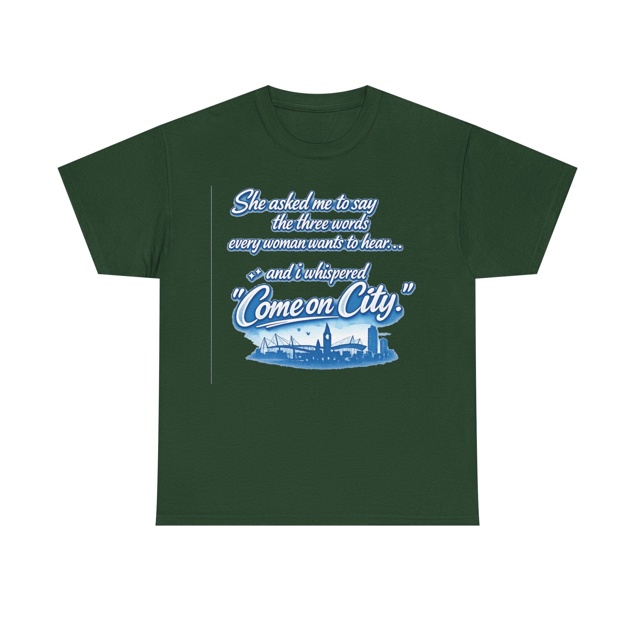 Come on City Skyline Tee — Retro Script Urban Pride T‑Shirt