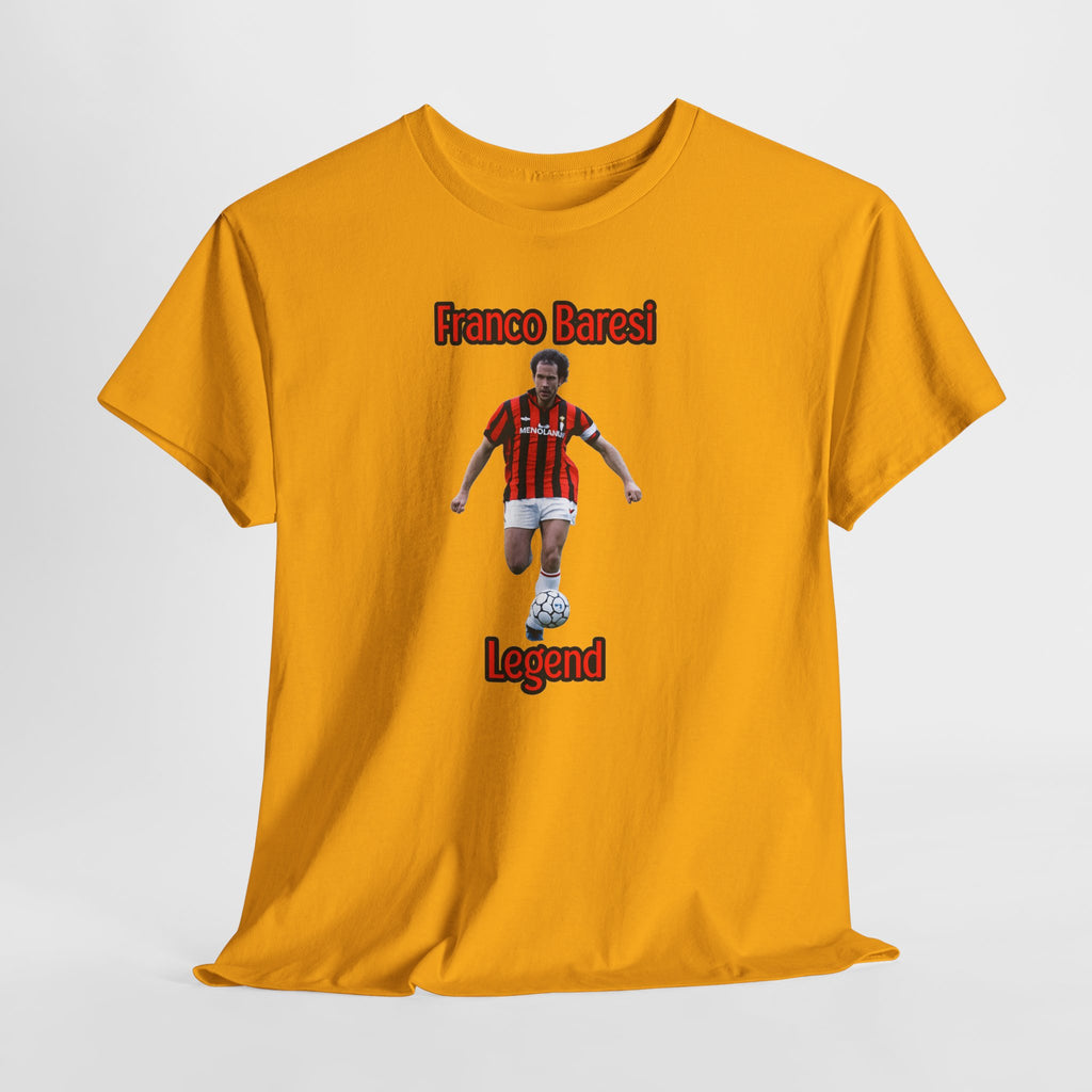 Franco Baresi Legend Tee — AC Milan Retro Soccer Graphic T-Shirt