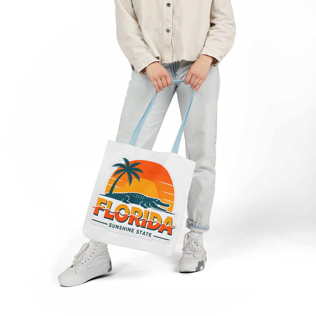 Florida Sunshine State Canvas Tote