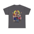 Happy Days Cast Caricature Tee — Retro 70s Sitcom Graphic T-Shirt