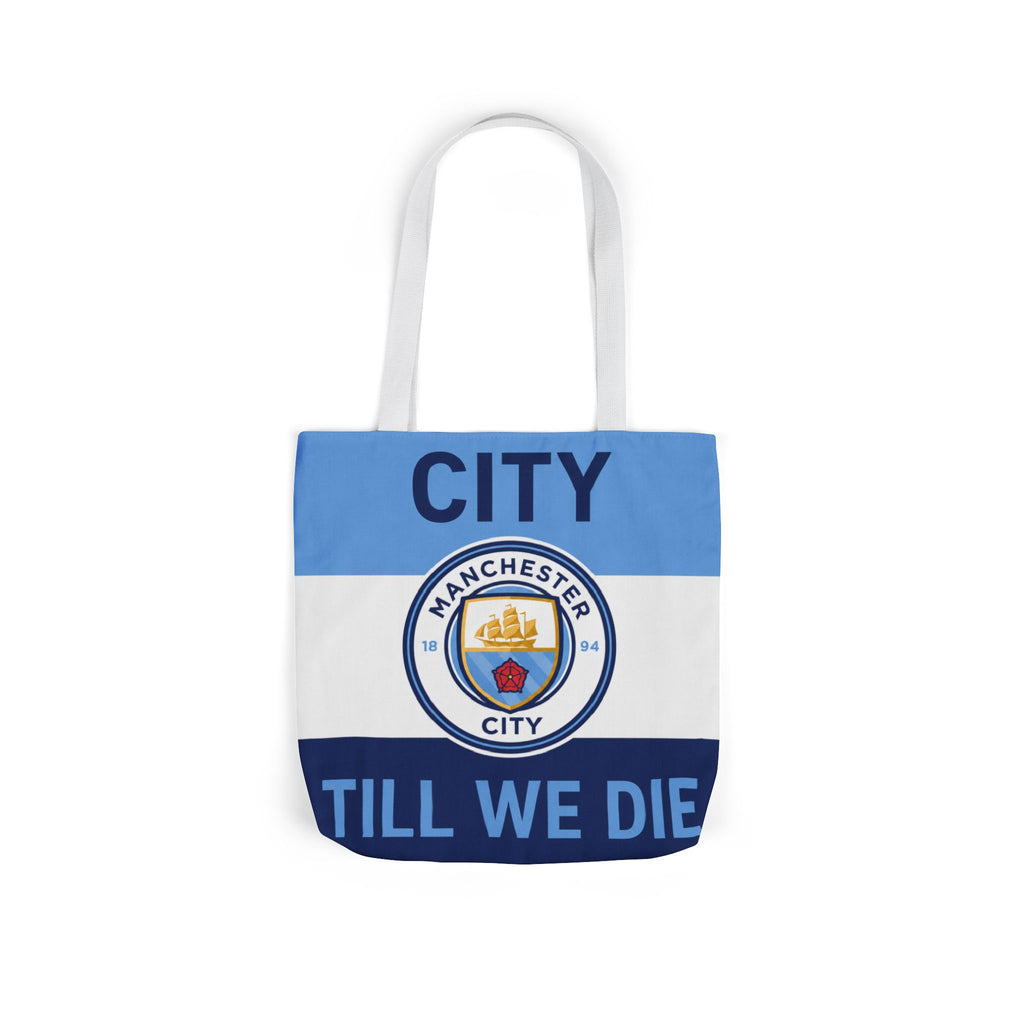 City Till We Die Unofficial Canvas Tote Bag — Manchester Football Fan Bag