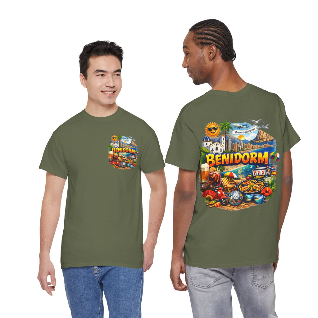 Benidorm Souvenir T‑Shirt — Spain Beach Holiday Graphic Tee