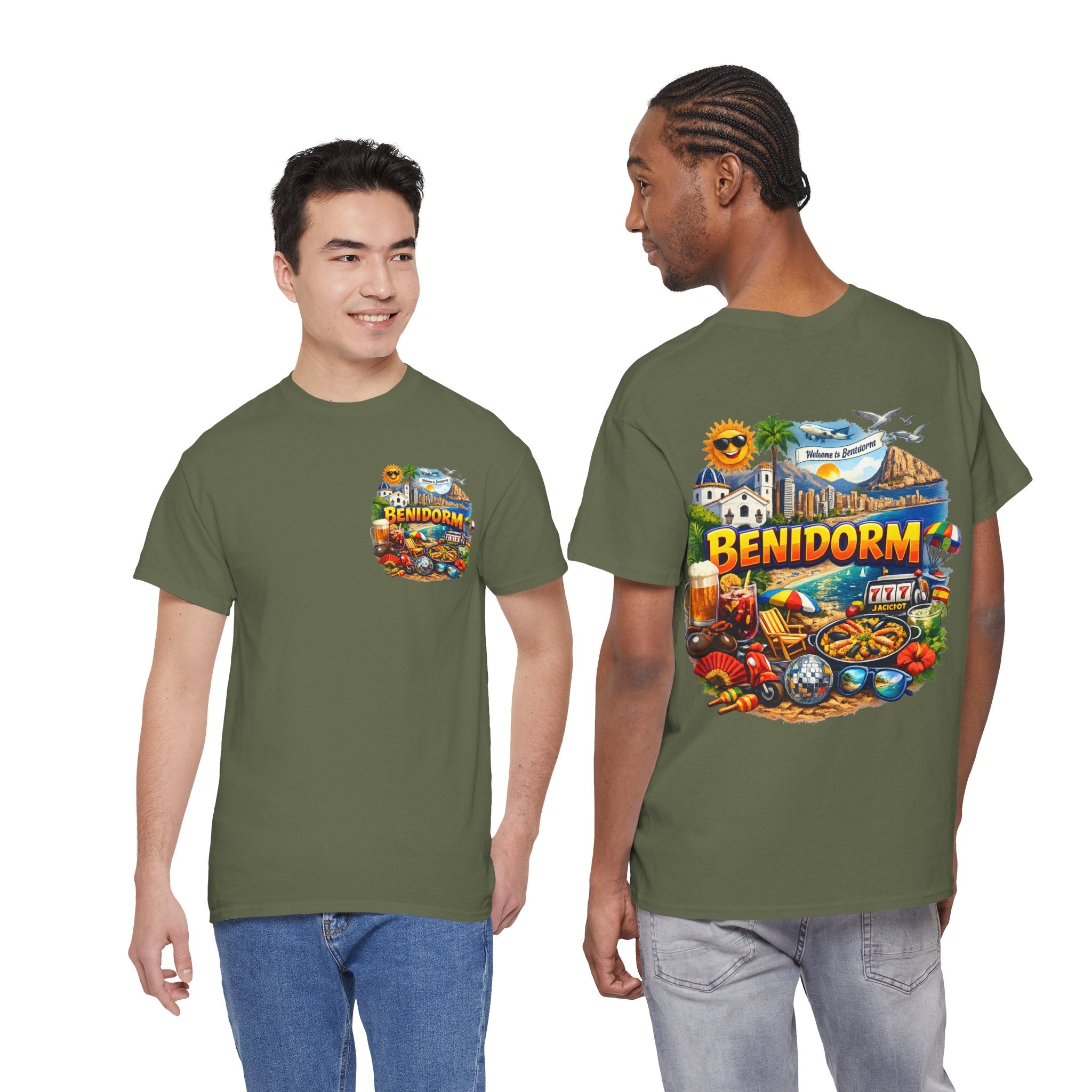 Benidorm Souvenir T‑Shirt — Spain Beach Holiday Graphic Tee