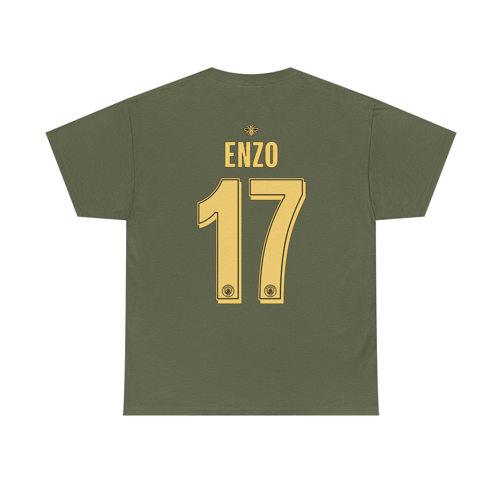 Enzo Fernandez Manchester City Inspired Cotton T-Shirt