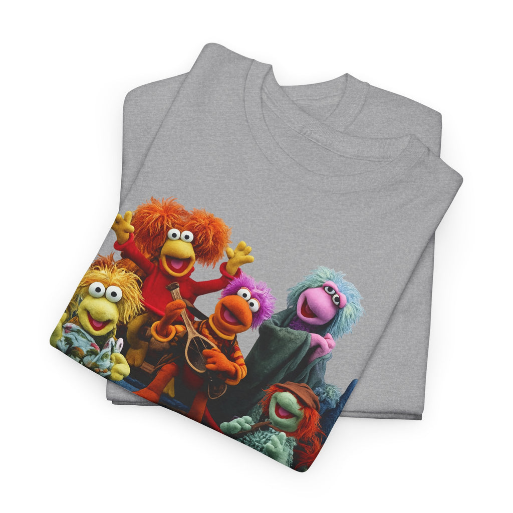 Fraggle Rock Muppet Crew Graphic Tee — Vintage Puppet Group T-Shirt