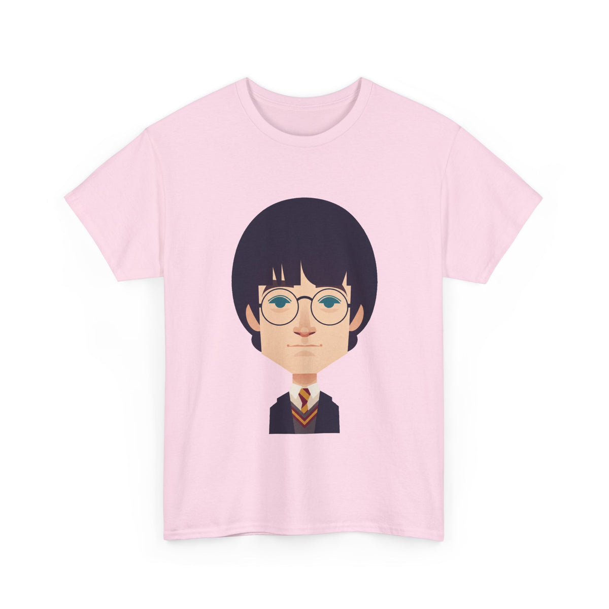 Harry Potter Wizard School Boy Cartoon Cotton T-Shirt