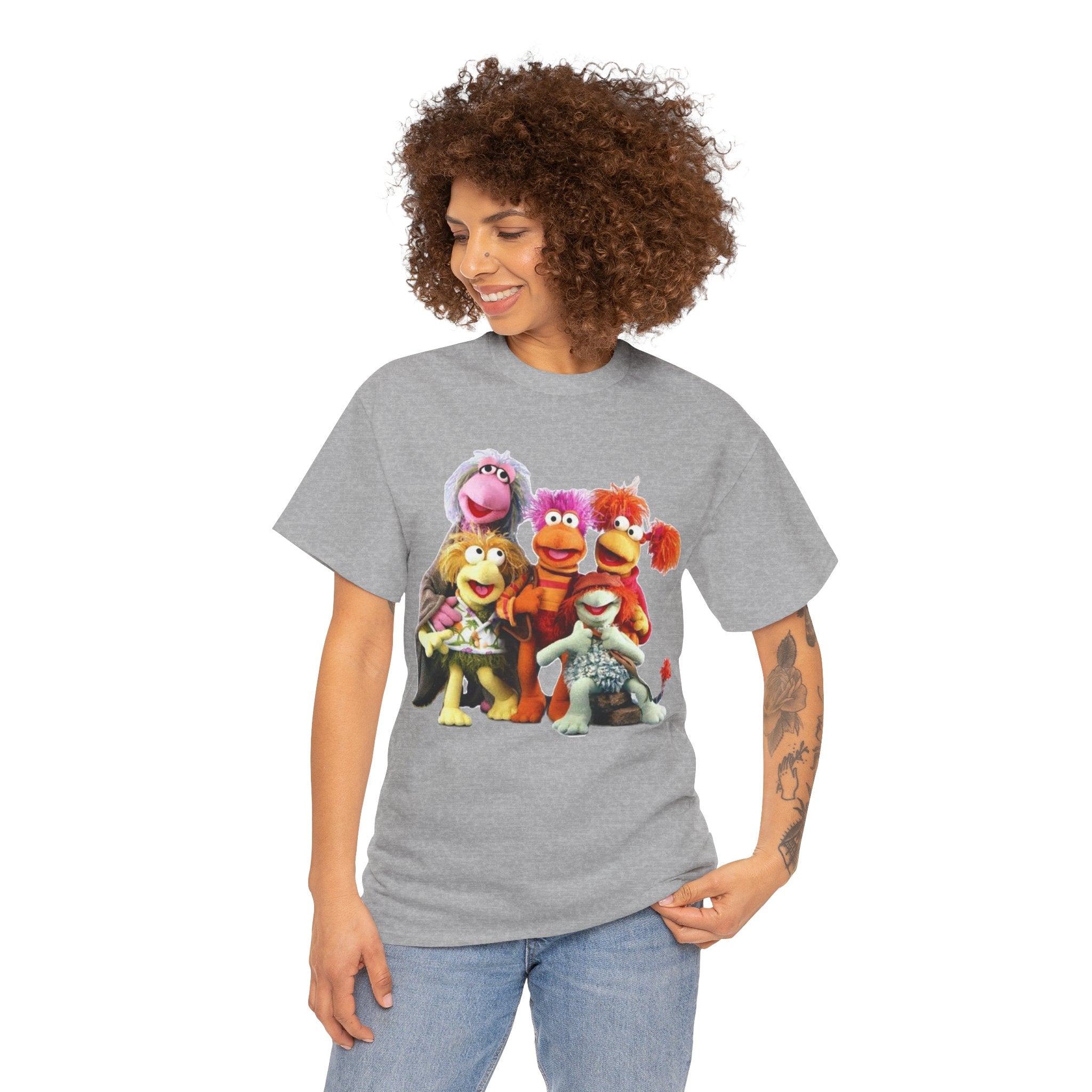 Fraggle Rock Characters T-Shirt — Vintage 80s Kids TV Crew Tee
