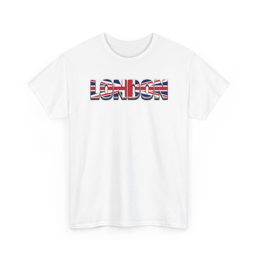 London Union Jack Graphic Tee — Bold UK Travel T-Shirt