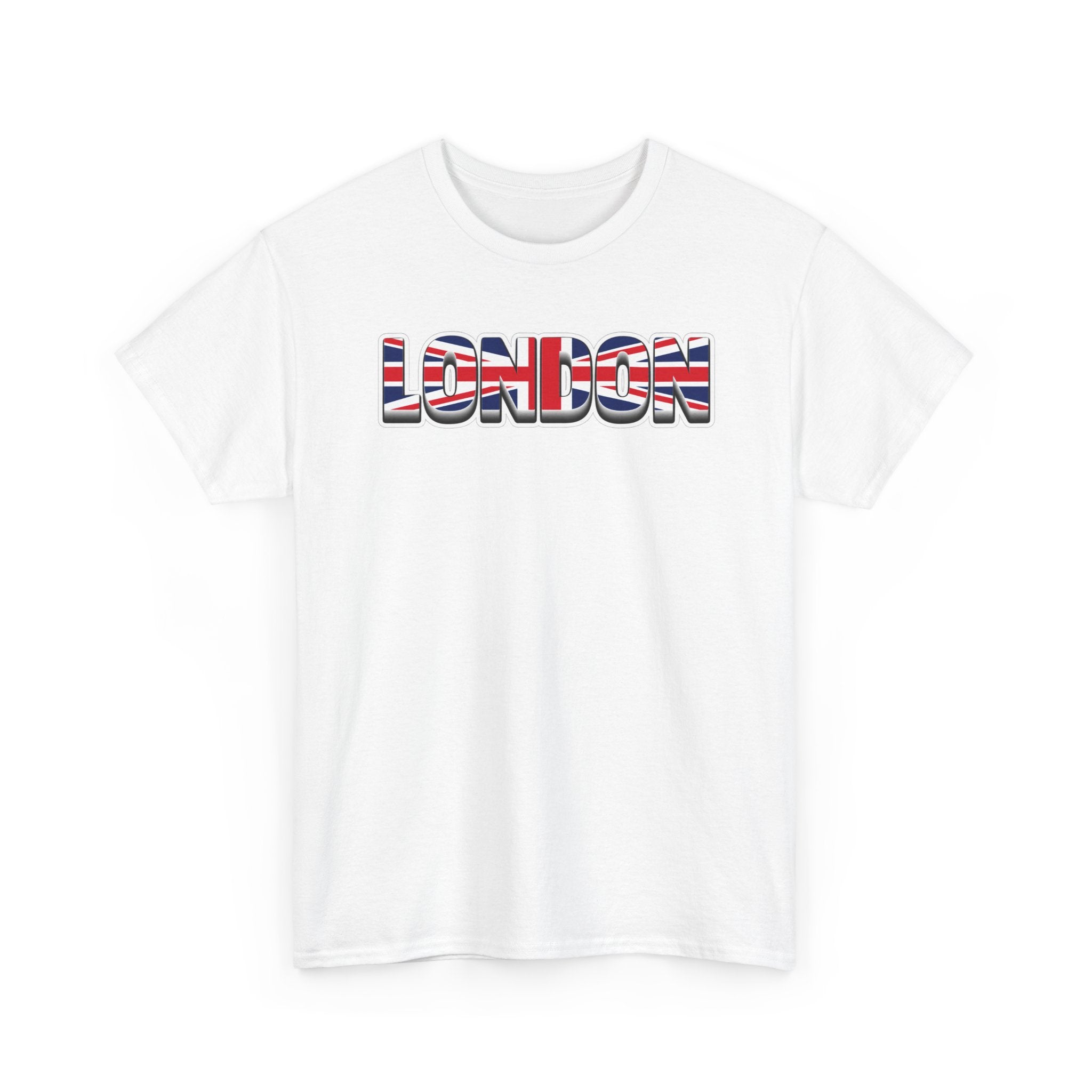 London Union Jack Graphic Tee — Bold UK Travel T-Shirt