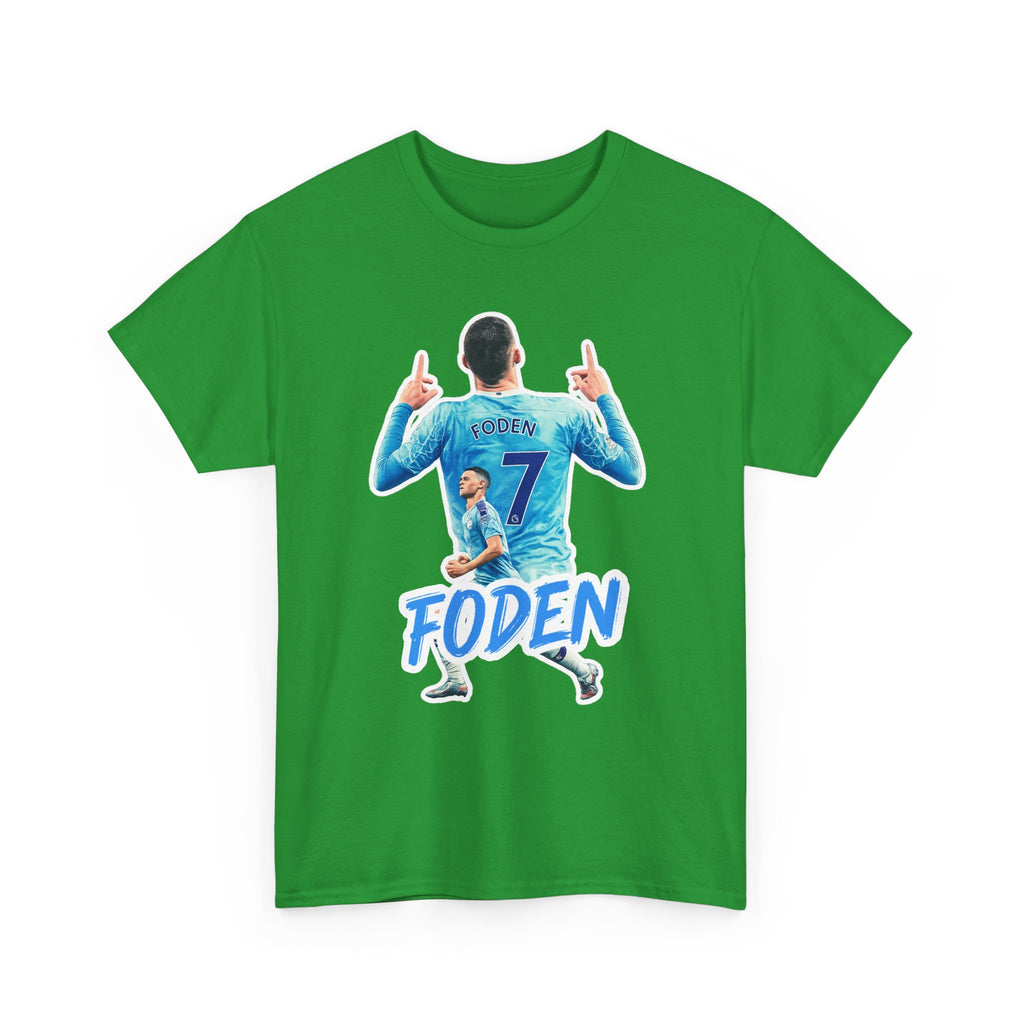 Phil Foden #7 Soccer T‑Shirt — Manchester City Fan Jersey Tribute