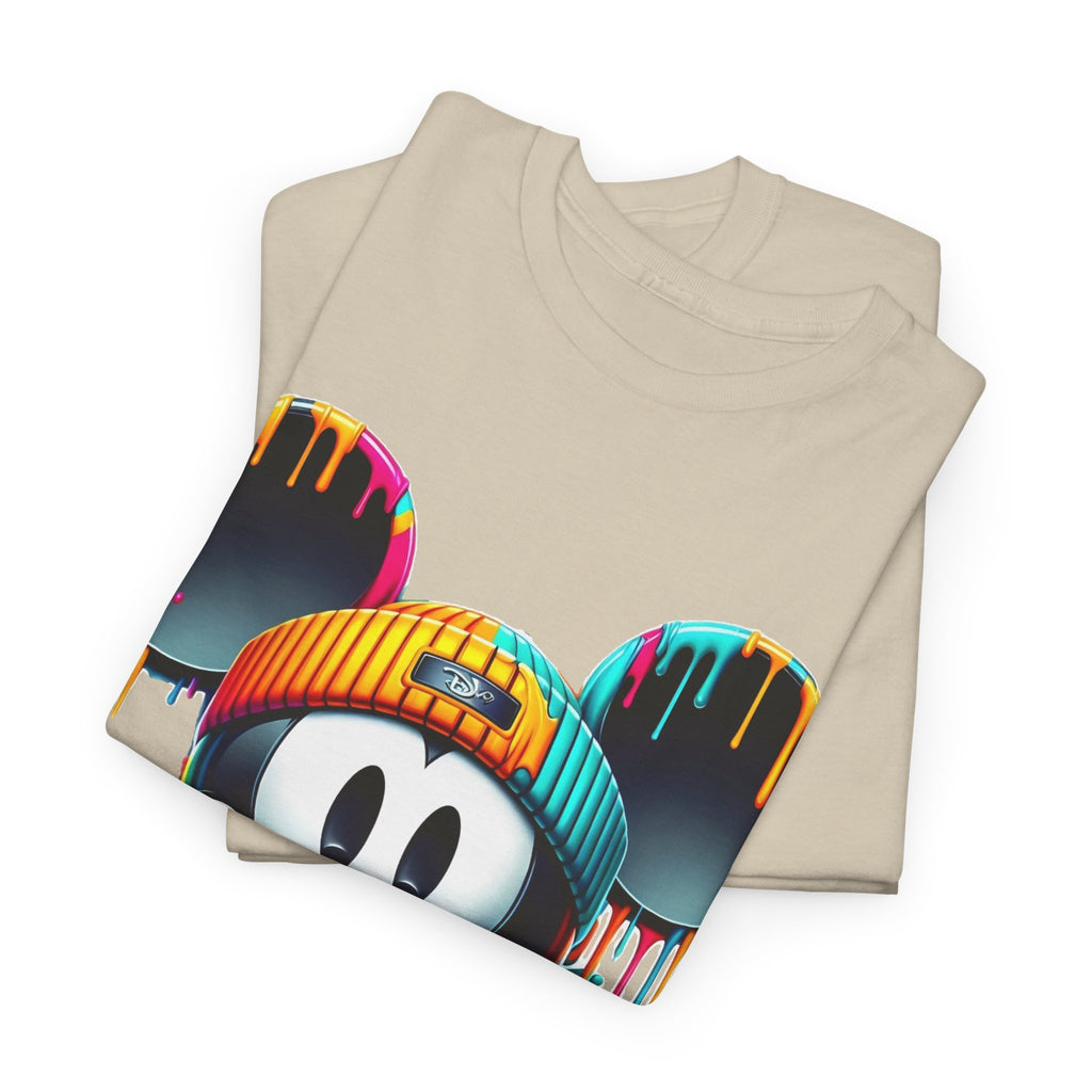 Mickey Graphic Tee — Colorful Street Art Mouse Character T-Shirt