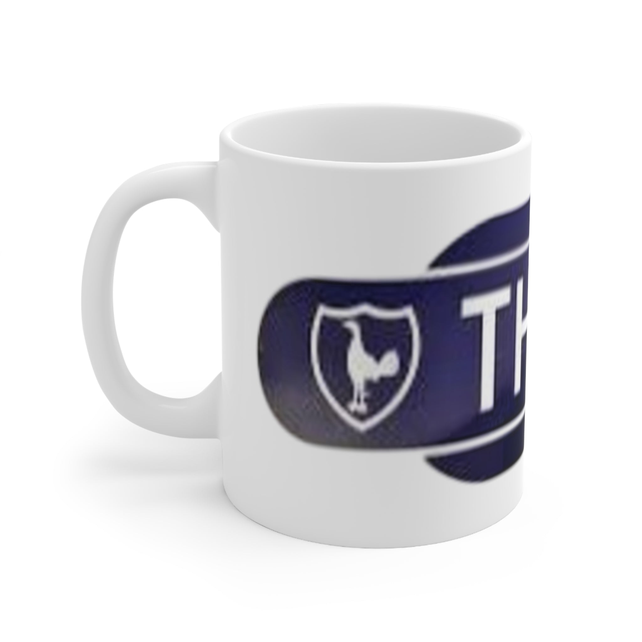 Tottenham Hotspur Railway Sign Ceramic Coffee Mug — Spurs Logo 11oz/15oz, Established 1882