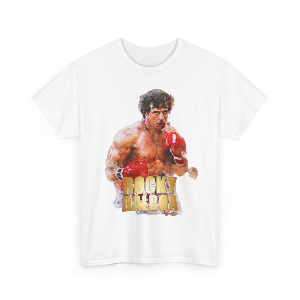 Boxing Rocky Balboa Graphic Tee – Retro Fighter Movie Shirt
