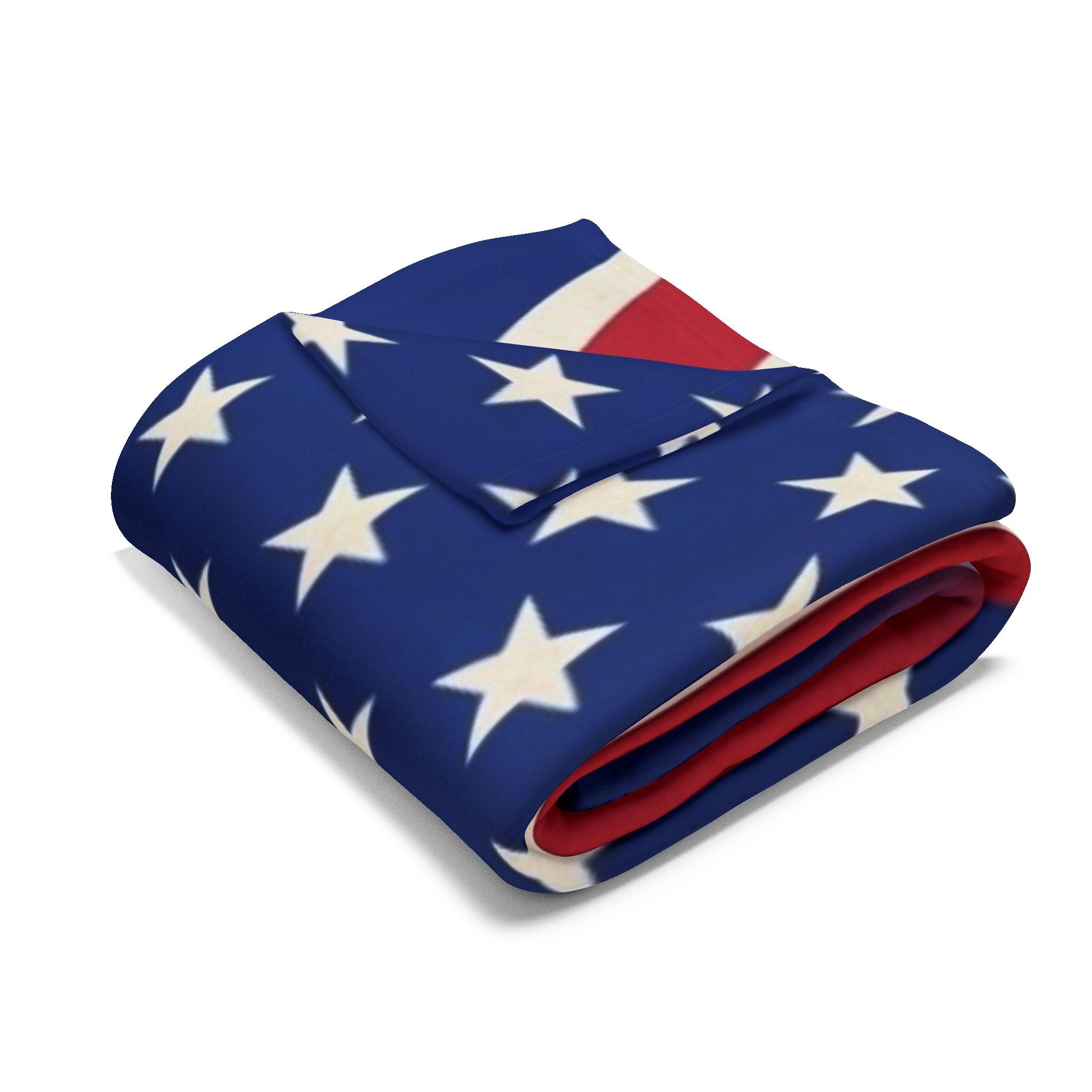 Union-Jack USA Flag Arctic Fleece Blanket – Patriotic British-American Throw