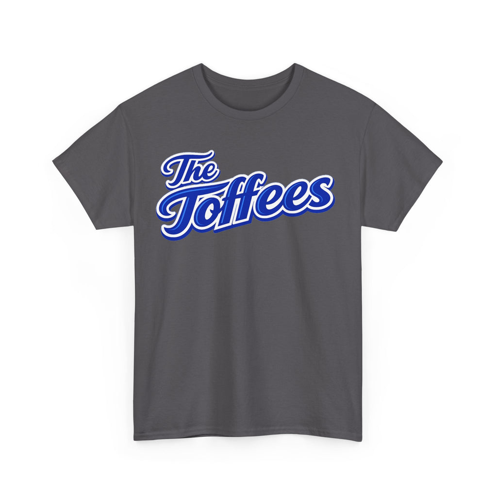 The Toffees Script Tee — Vintage Blue Logo T-Shirt