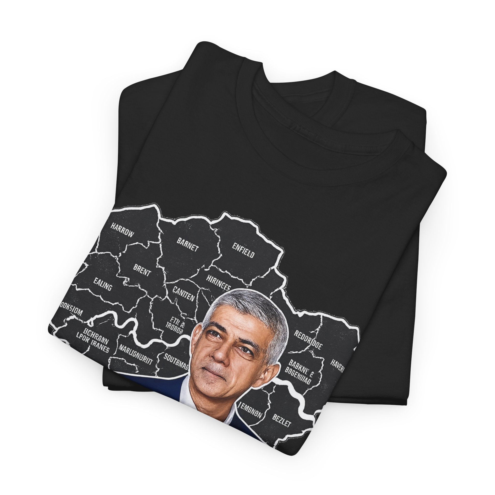 Sadiq Khan Out" Political Protest Tee with Sadiq Khan Graphic T-Shirt