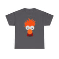 Beaker-Inspired Graphic Tee — Cute Orange Muppet Face T-Shirt