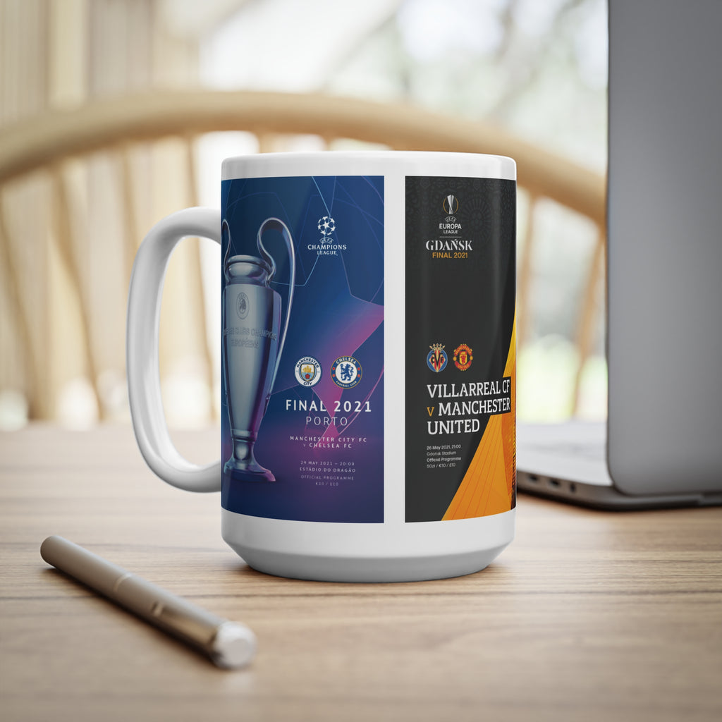 2021 UEFA Finals Programme Cover Inspired Ceramic Coffee Mug