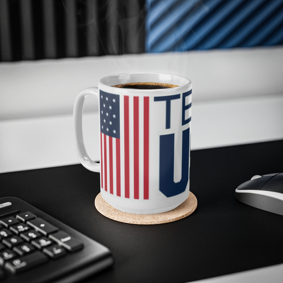 Mug — Team USA Ceramic Coffee Mug (11oz & 15oz) with American Flag