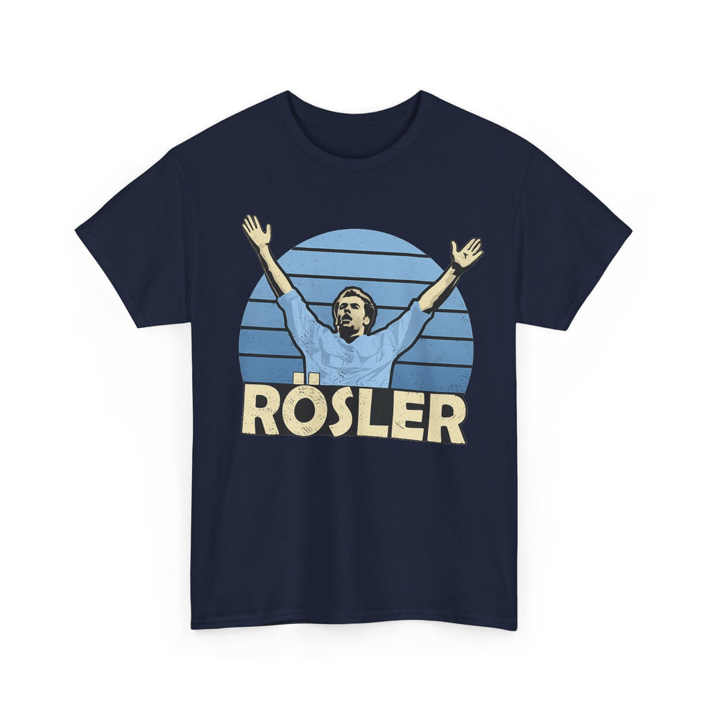 Retro 'Rösler' Graphic Tee - Vintage Soccer Fan Shirt