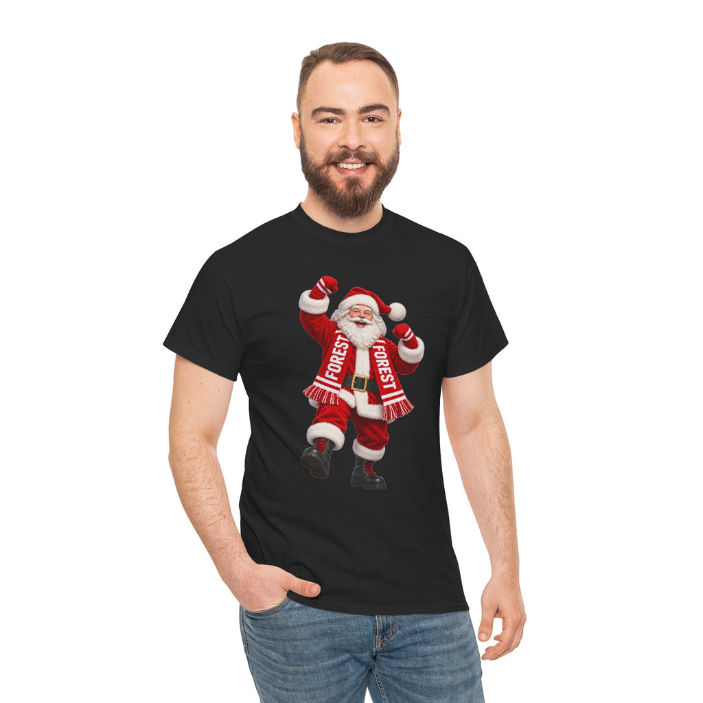Nottingham Forest Santa Claus Dancing T‑Shirt — Vintage Christmas Holiday Tee