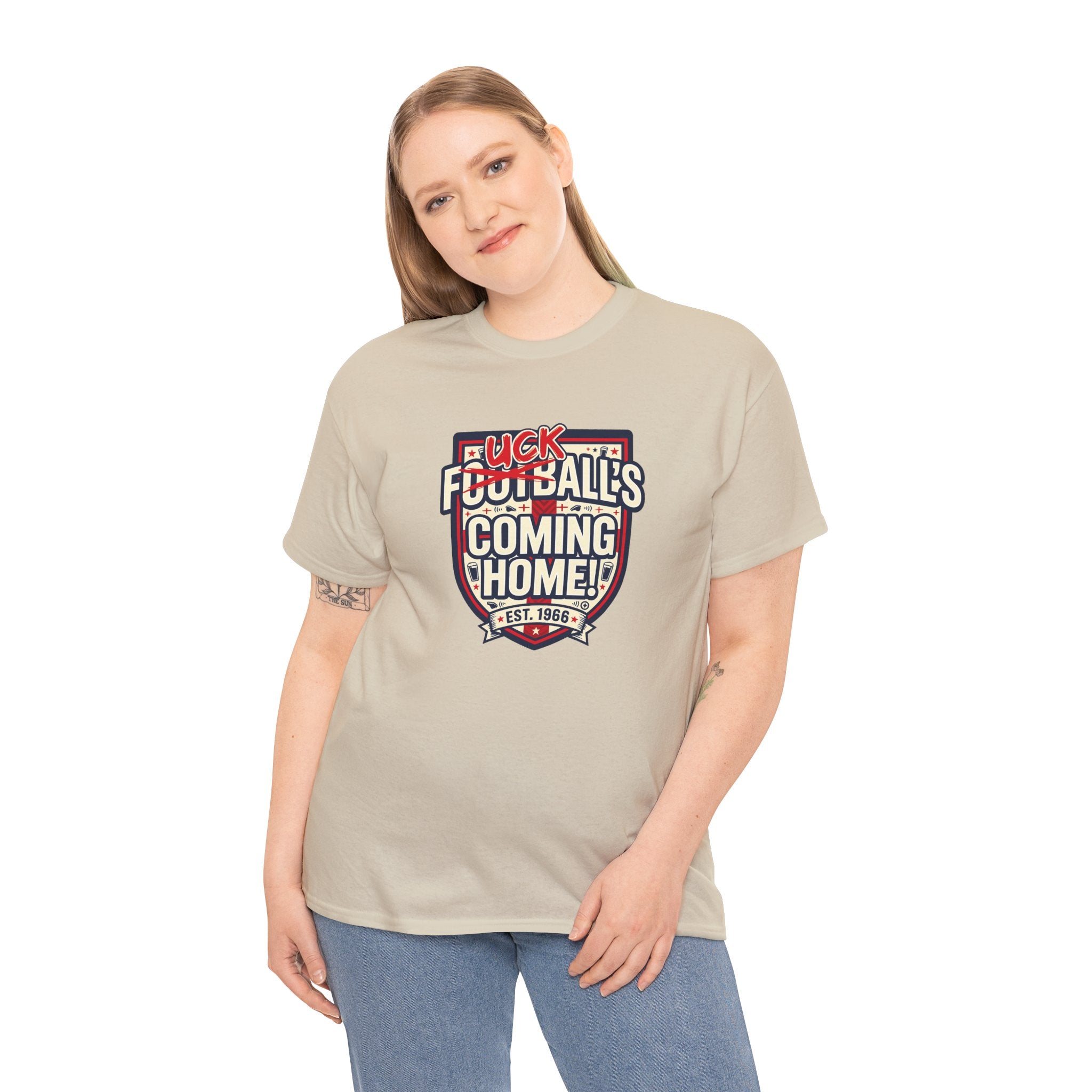 Provocative 'F*ck All's Football's Coming Home' Graphic Tee